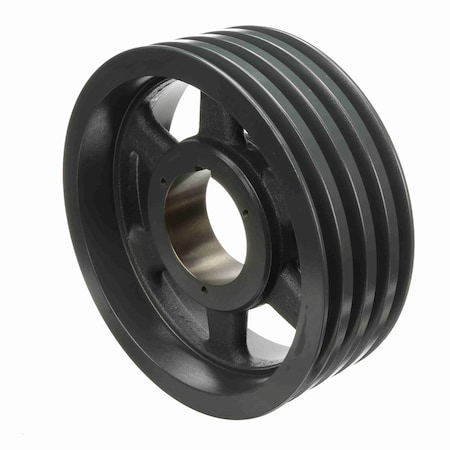 Browning 4 Groove Cast Iron Bushed Bore Multiple Variable Pitch Sheave, 4MVB124R 4MVB124R